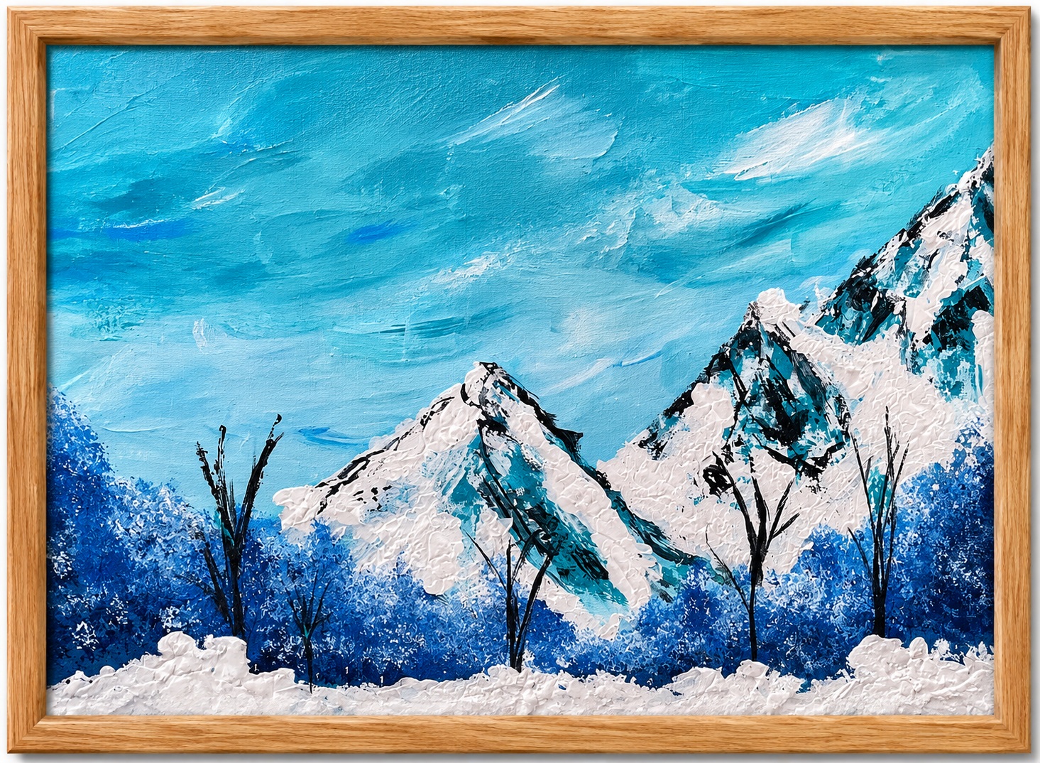 Winter Peaks canvas artwork