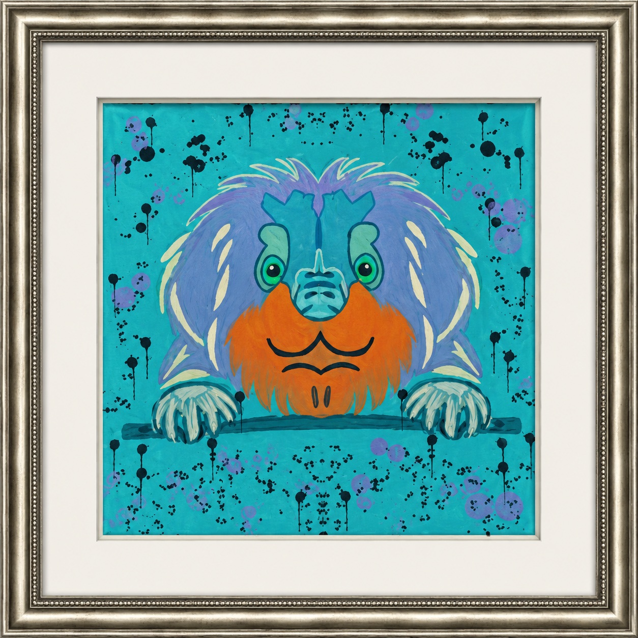 The Blue Dog canvas artwork