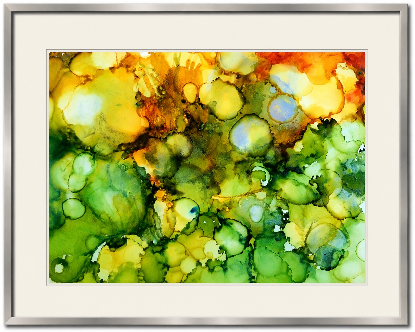 Golden Meadow abstract canvas artwork