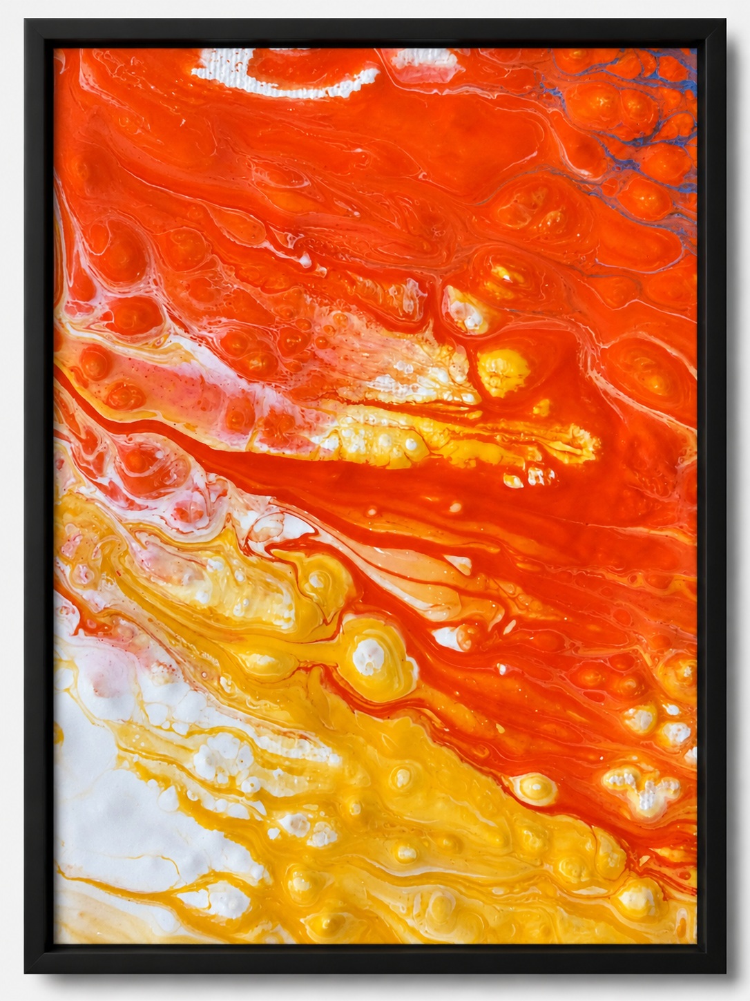 Molten Sunshine abstract canvas artwork