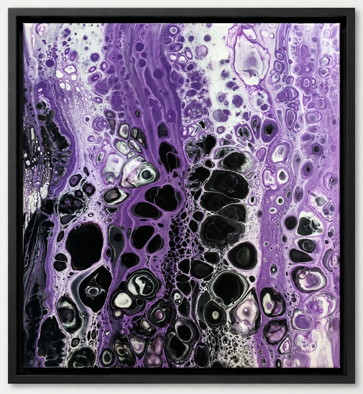 Lavender Lace abstract canvas artwork