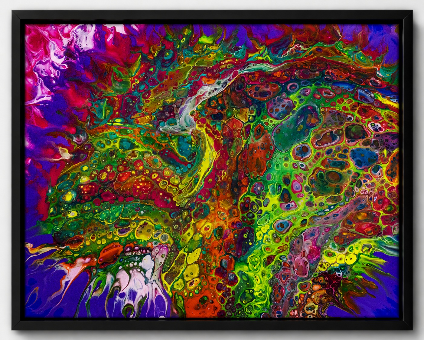 Colour Unleashed abstract canvas artwork