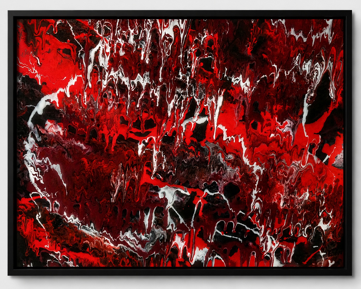 Inferno abstract canvas artwork