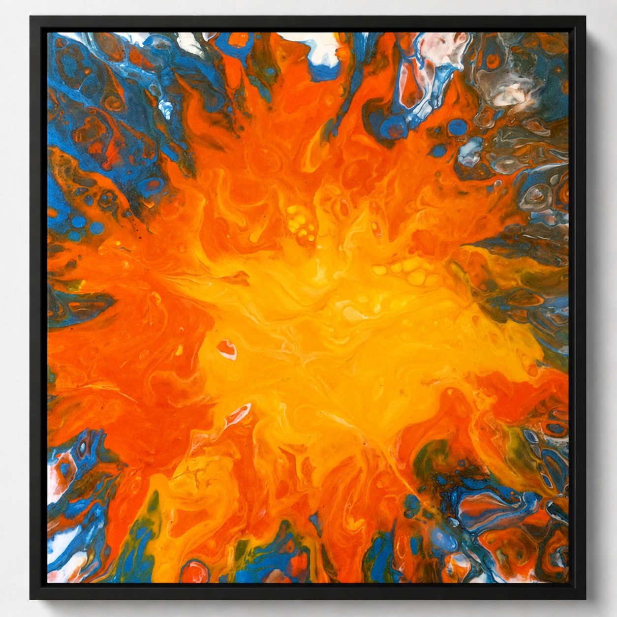 Solar Flare abstract canvas artwork