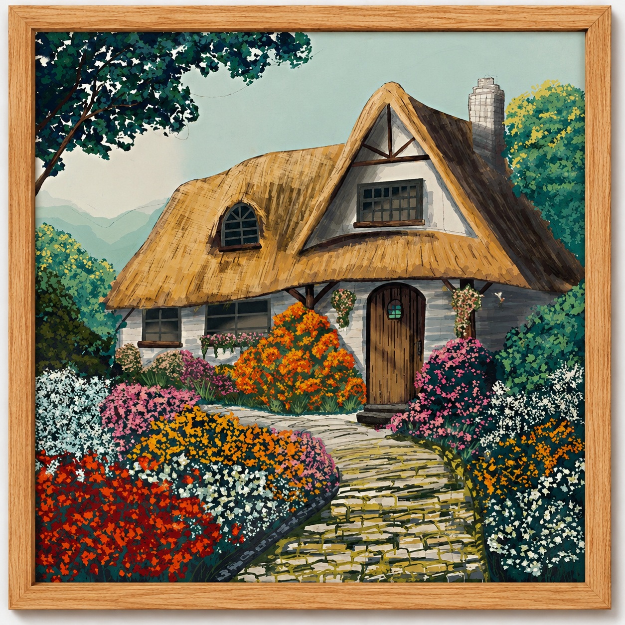 The Cottage Garden canvas artwork
