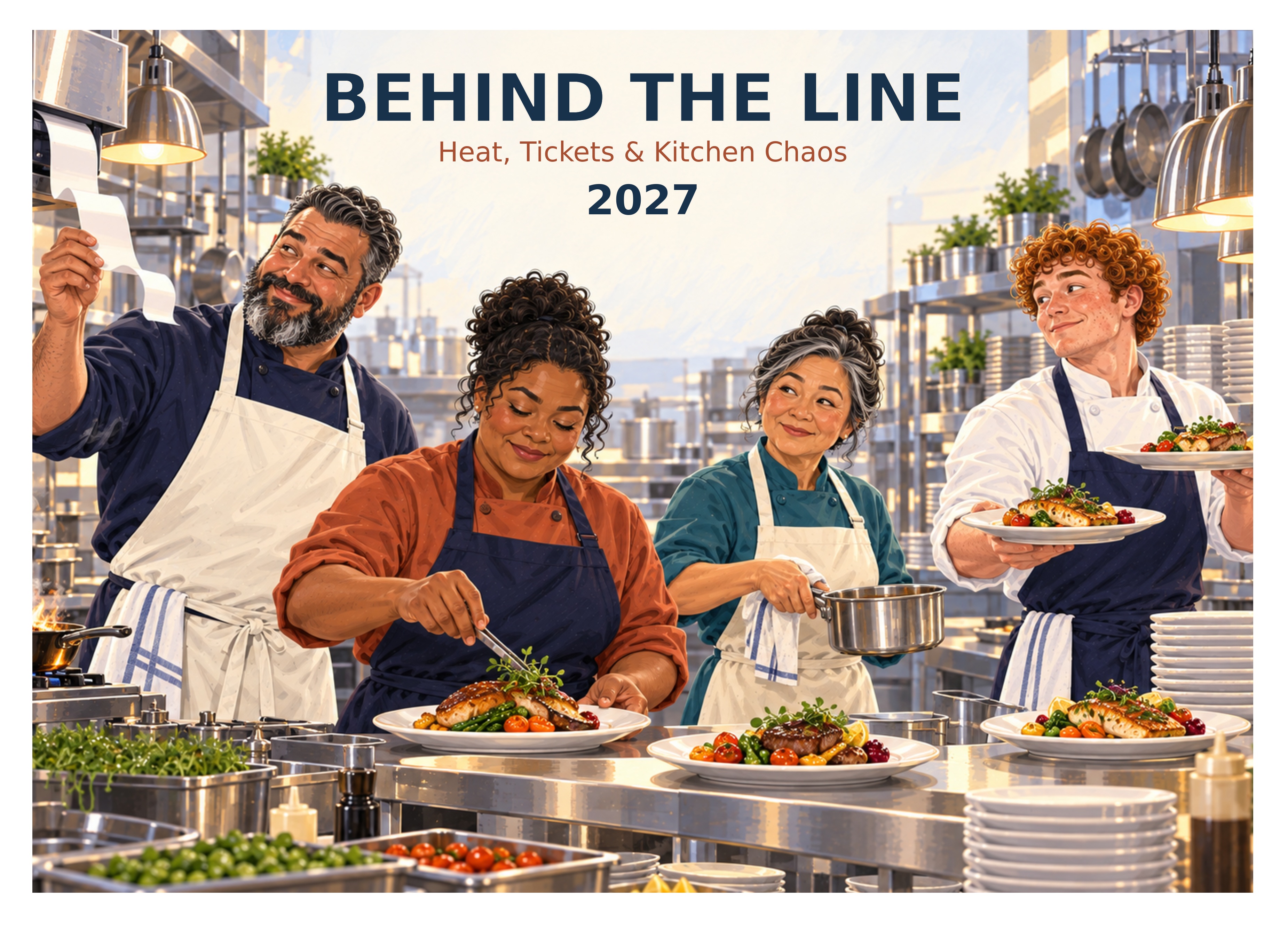 Line Cooks 2027 Calendar