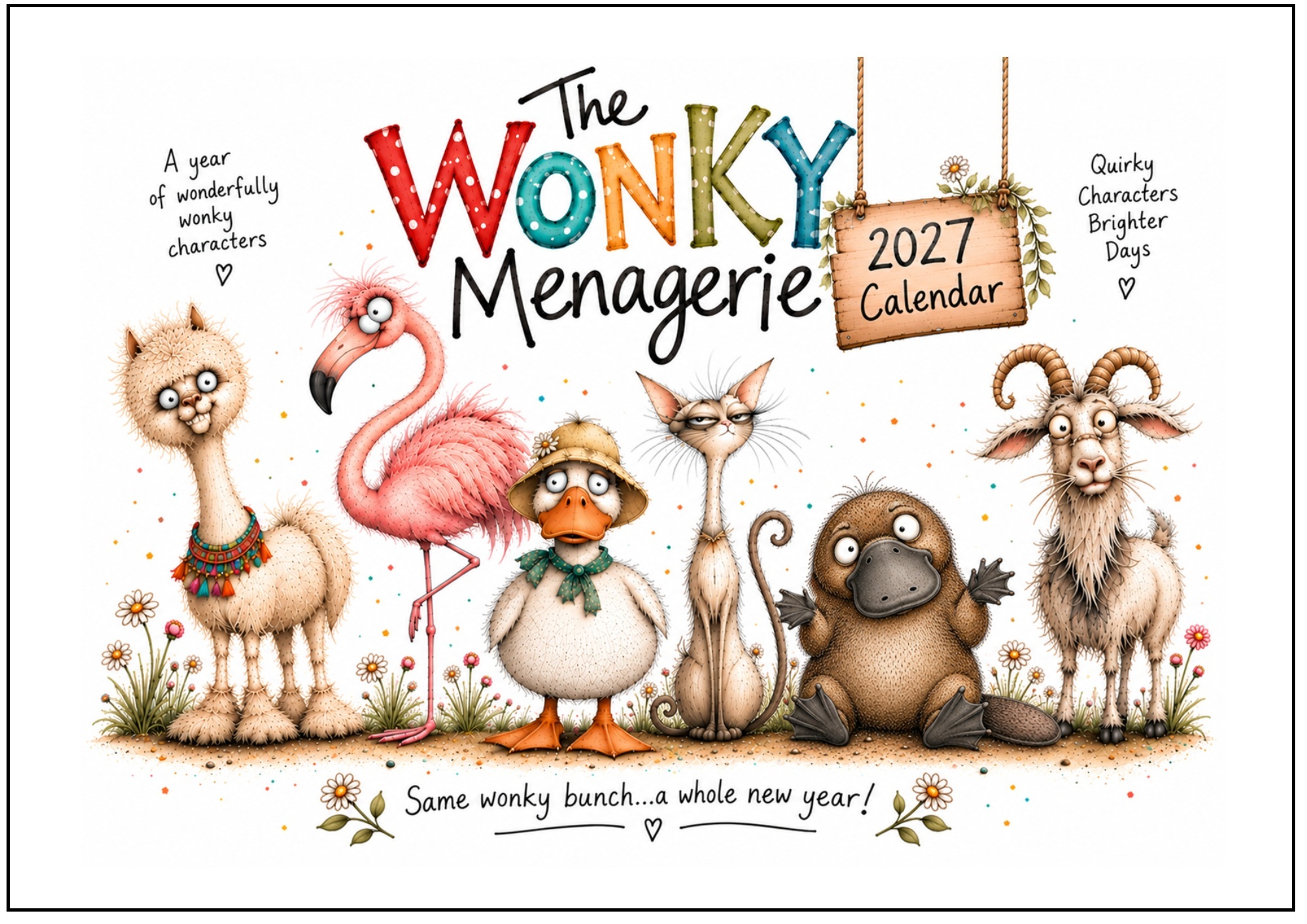 A Very Wonky Christmas 2027 Calendar